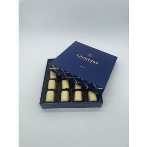 (NEU) Präsentbox blau Manon Blanc - 16 Pralinen ca. 250 Gramm 